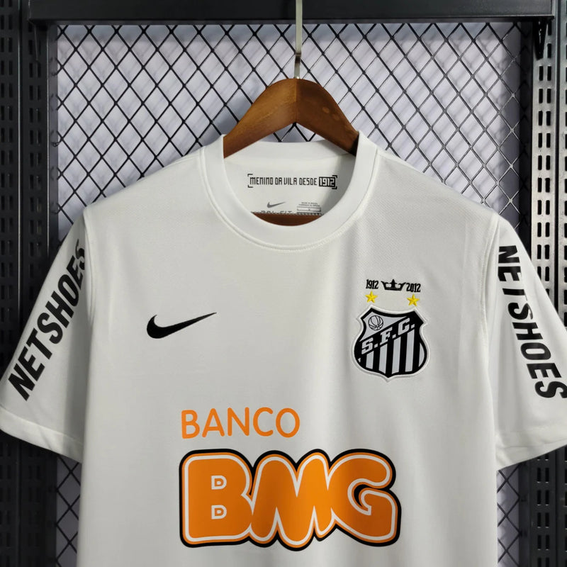 Camisa Santos Home 11/12 Retrô - Branca